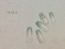ラメグラデーションネイル