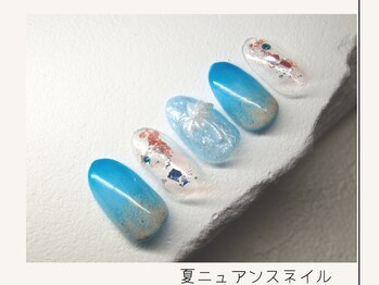 プレンティー 北千住西口店(plenty)/海ニュアンスアート