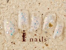 アイネイルズ 町田店(I nails)/クリアパステルホロハート6480円
