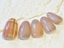 ブレスネイル(brace Nail)/ピンクチェックネイル♪