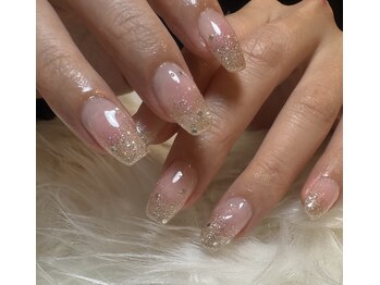 ワイグロウ(yglow.)/【フルアート】グリッターネイル