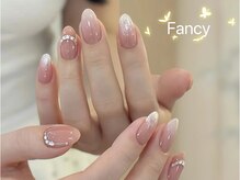 ファンシー 三軒茶屋店(Fancy)/オンブレフレンチ / 冬ネイル