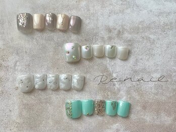 リーネイル 薬院店(Re.nail)/フット定額♪