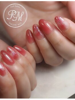 ピアチェーレミーオ(PIACERE MIO)/赤ニュアンスマーブル