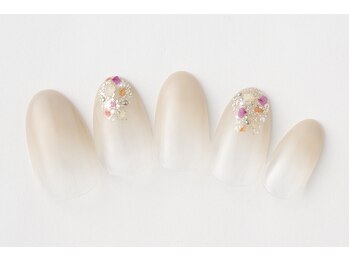 【シンプル】花びらグラ