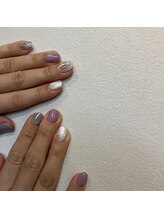 プライベートネイルサロン(private nail salon)/ライラック×ニュアンス