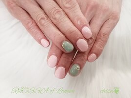 フラッシュマグネットｘ春ネイル