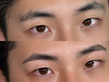 メンズ眉毛サロン&毛穴洗浄 HAK.銀座【ハク】MEN'Sアイブロウサロン/眉毛パーマ/肌に優しい低刺激ワックス使用