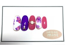 ネイルアンドアイ ミント(nail＆eye mint)/フラワーネイル☆