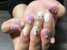 ネイルズティンク(Nails.tink)/人魚の鱗ネイル