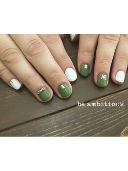 ネイルサロンアンドスクール ビーアンビシャス(be ambitious)/ニットネイル