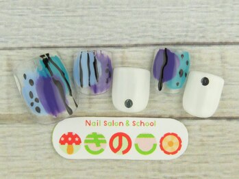 ネイルサロン きのこ/選べるフットデザインSコース