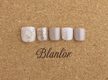 ネイルサロン ブランロール 三軒茶屋店(Blanl'or)/FOOT　涼しげ大理石アート