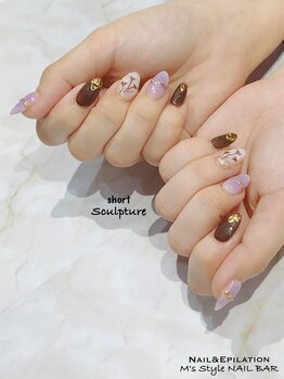 エムズスタイル ネイルバー(M's Style NAIL BAR)/guest nail