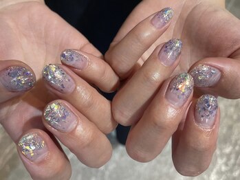 ダブリュー 今福鶴見店(W)/ざくざくラメグラデーション