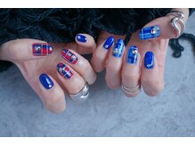 ネイル フライガール(nail FLY GIRL)/チェック柄♪ &nbsp;&nbsp;&nbsp;&nbsp;&nbsp;（担当）山口