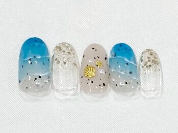 キャンアイドレッシー 下赤塚店/夏ネイル2025