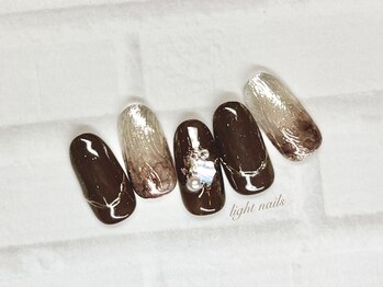 ライト ネイルズ ニシノミヤ(light nails NISHINOMIYA)/オータムデザイン☆