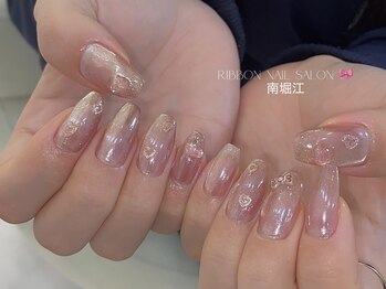 【マグネット&ミラーネイル】