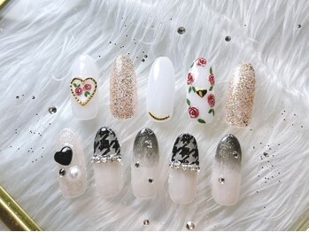 ネイルサロン インプレス(Impress)の写真/【ワンポイントメニュー豊富】アセトンフリー採用★貴女の希望に合わせたデザインをご提供♪