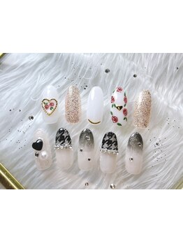 手描きアートが得意なサロン