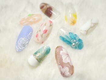 アイニー アイラッシュ アンド ネイル(eyenii)の写真/ネイル5600円~フットは6100円~★シンプル~流行までアートを豊富にご用意!マグネットネイルは6900円~♪