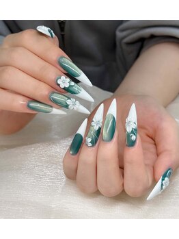 ネイルズ イロハ 池袋店(NAILS 168)の写真/韓国・ワンホン系の可愛いネイル♪