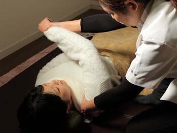 はは猫のハムストリングス/肩の可動域を広げていきます！