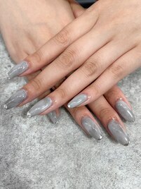 先端ラメフレンチ