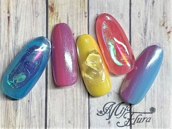 ネイルサロンミハフルーラ 池袋店(Mija Flura)の写真/夏目前★トレンド感ある最新デザイン!初ジェルネイル歓迎◎短い薄い割れ欠け爪もOK☆パラジェル◎定額700種