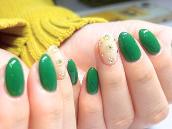 アグ スパアンドビューティ 新潟東区店(Agu.)/《両手1本ずつアートnail》