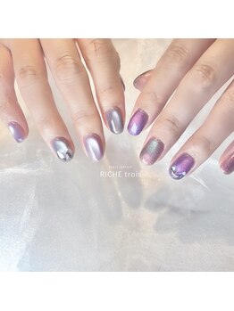 リッシュ トロワ(RICHE trois)/うるぷる水光マグネットネイル