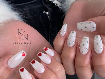 ケリーネイル(kelly nail.)の写真/指先をさらに美しく見せる長さだしが得意♪フォルム・長さ出し・モチ・剥がれなど…お悩みの方にオススメ！