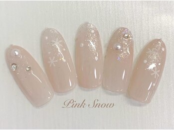 はあとねいる 王子店/【11月限定】ピンクスノー