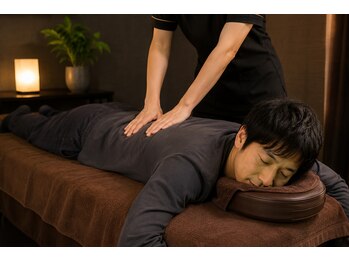 メンズプラス(MEN’S PLUS)の写真/揉みほぐし60分￥3.980～【人気メニューキャンペーン中♪】メンズ専門店で心身のリラックス♪