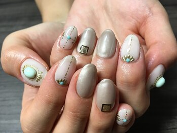 ネイルズティンク(Nails.tink)/天然石×リゾートネイル