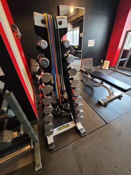 クルー ジム24(CREW GYM24)/1~10kgダンベルとチューブ