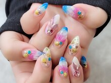 ネイルサロン シェル(Nail Salon SHELL)/人魚のしっぽネイル★