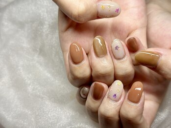 ガーデン ヘア&エステ&ネイル Garden/押し花ネイル