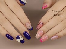 キララ(Kirara)/チークネイル・フレンチネイル