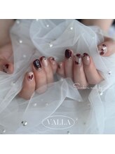 サンカリネイル バイ ヴァラ イオンモール新居浜店(sankari nail by VALLA)/韓国発VALLANAILボルドーネイル