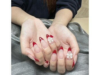 長さだしフレンチアートリボン