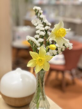 ナチュラリー/入り口のお花♪