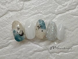 #シーネイル　#夏ネイル