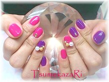 ツメカザリ(TsumekazaRi)/オーブパール★ピンク＆パープル