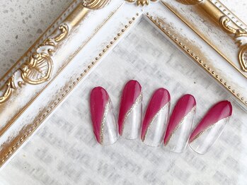 ネイルサロン&スクール ジーナ(GINA)/12月シンプルナチュラルカラー