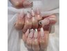 【Hand】チップ長さ出し/持ち込み120分アートし放題　¥12900