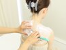 【お顔剃り不要の方に】背中(うなじ～肩甲骨上)＋肩腕肘までシェービング