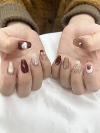 クリスマスネイル