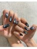 【ハンド】SNSで大人気☆うるうるマグネットネイル  ¥6600